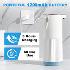 RYTOXILO Automatic Soap Dispenser, 2 Pack White Touchless Liquid Soap Dispenser - Image 5