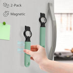2-Pack Magnetic Beer Bottle Opener & Soda Can Opener, 2-in-1 Bottle Opener and - Image 2
