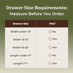 SMIRLY Silverware Drawer Organizer – Bamboo Kitchen Drawer Organizer, - Image 5