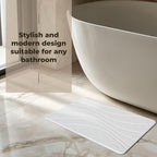 TOSORO - Stone Bath Mat Diatomaceous Earth Shower Mat Non-Slip Super Absorbent - Image 5