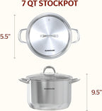 SUNHOUSE Stainless Steel Stock Pot - Image 2