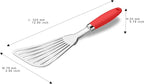 304 Stainless Steel Fish Spatula, Non-Slip Ergonomic Handle Slotted Spatula - Image 6