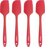 4 Pcs Silicone Spatula Set, 11.4 In, 600°F Heat Resistant Rubber Spatulas by Unknown