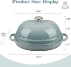 EDGING CASTING Enameled Oval Cast Iron Dutch Oven Pot - Image 2
