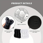 Skull Ice Cube Mold, 6-Cavity Silicone Ice Tray - Image 5