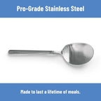 Misen Serrated Chef Spoon – Stainless Steel Multipurpose Cooking Spoon - Image 4