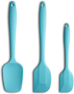 Silicone Spatula 3‑Piece Set Heat Resistant 600°F Non‑Stick Rubber Spatulas by ALLWIN-HOUSEWARE