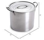 5 Gallon Stainless Steel Stock Pot - Image 2