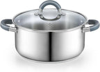 Cook N Home 5.5-Quart Sauce Pot Stainless Steel Stockpot by CookNHome