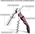 HYZ 2-Pack Wine Opener Waiter Corkscrew, Professional Wine Key - Image 2