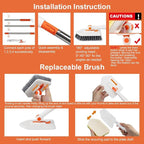 Long Handled Scrub Brush for Shower，3-in-1 Cleaning Brushes - Image 4