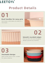 LEETOYI Porcelain Small Oval Au Gratin Pans, Baking Dish Set - Image 7