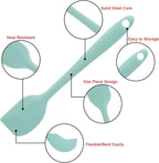 Silicone Spatulas Set, Rubber Spoon Spatula Heat Resistant Spoonula One Piece - Image 5