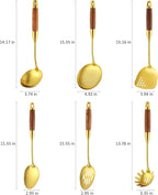Izurok 18/10 Stainless Steel Kitchen Utensils Set, 6 Piece Cooking Utensils - Image 2