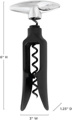 True Self Pulling Corkscrew Wine Opener, Durable Plastic - Image 3