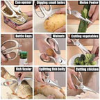 2 Pcs Heavy Duty Kitchen Shears - Image 6