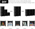 AWTATOS Cube Storage Organizer, Storage Cubes Shelves Bookshelf, 6 Cube Closet - Image 6