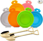 Yobbai 6 packs Pet Food Can Lids, Food Safe BPA-Free & Dishwasher Safe by Yobbai