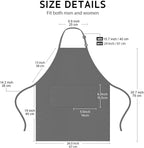 4 Packs Chef Apron, Waterproof Apron, Adjustable Aprons - Image 4