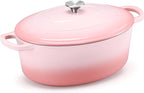 E-far 7QT Oval Dutch Oven Pot by E-far