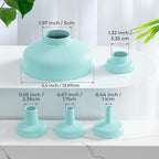 Wide Mouth Kitchen Funnel, Food Grade Plastic Cooking Canning Funnel - Image 9