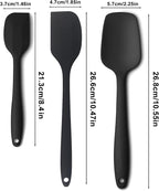 3 Pcs Silicone Spatula, Food Grade Rubber Spatula, Spatulas Silicone Heat - Image 2