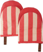 Folkulture Red Oven Mitts by FOLKULTURE