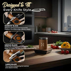 4 Angles High Carbon Stainless Steel Rolling Knife Sharpener - Image 8
