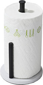 Matte Black Paper Towel Holder, Stainless Steel Paper Towel Holder by KUUBTH