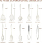 TeamFar Kitchen Cooking Utensils, 446°F Heat Resistant Kitchen Gadgets Tools - Image 2