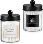 SheeChung Qtip Dispenser Holder 1pcs, Glass apothecary jars - Image 6
