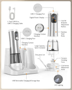 Electric Salt and Pepper Grinder Set, Upgraded 2-Speed Setting, External 5 - Image 7