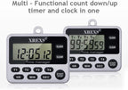 XREXS 4-Channel Digital Kitchen Timer Clock - Image 2