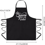Funny Aprons for Women with Pockets, Kitchen Cooking Grilling Bbq Cute Chef - Image 6