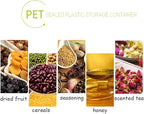 15 Pack 6oz Clear Plastic Jars Wide-mouth Storage Containers, Refillable Empty - Image 5