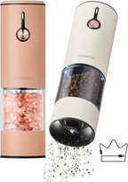 Electric Pepper Grinder and Salt Mill Set by GORMODEOfficial
