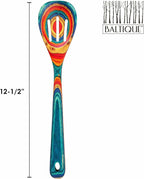 Totally Bamboo Baltique Montego Bay Collection 12-1/2" Wooden Slotted Cooking - Image 6