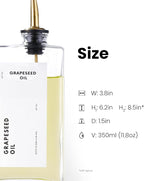 APT 1101 Olive Oil Dispenser for Kitchen, Cooking Oil and Vinegar Dispenser Set - Image 3
