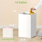 Magicheap 4 Pack Extra Large Disposable Trash Cans, Reusable Portable Garbage - Image 2