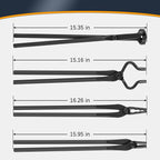 Blacksmith Tongs Knife Making Tongs Set V-Bit Blade Tongs, Flat Tongs, Blade - Image 8