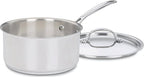 Cuisinart Saucepan w/Cover, Chef's-Classic Stainless Steel Cookware Collection by Cuisinart