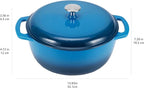 Amazon Basics Enameled Cast Iron Dutch Oven Pot - Image 5