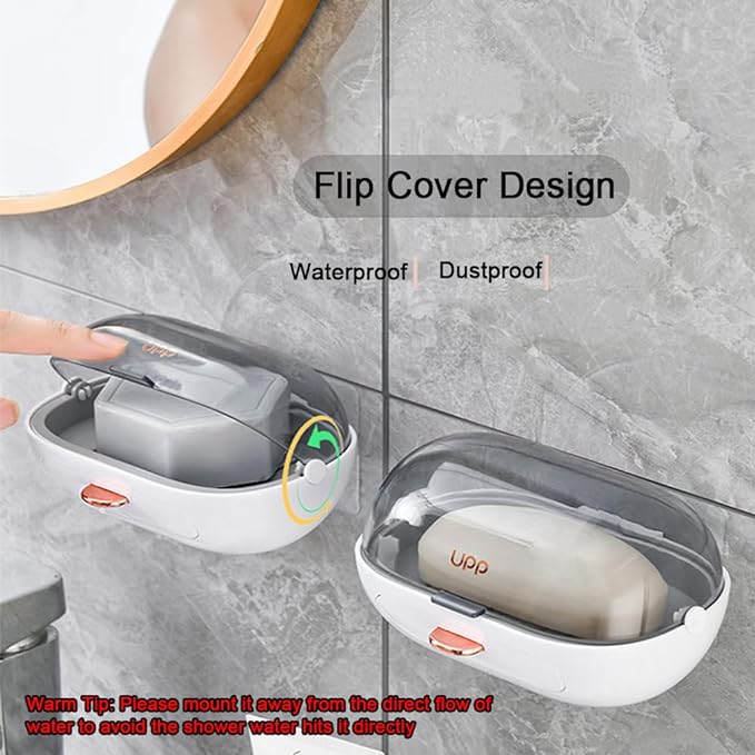 2 Pack Shower Soap Dish Holder - Image 2
