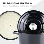 Miereirl 6 Quart Enameled Dutch Oven Pot - Image 6