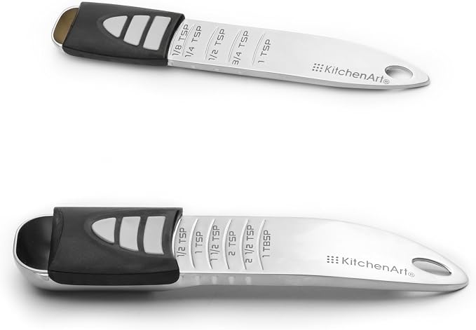 KitchenArt Stainless Steel Pro Sliding Adjust-A-Tablespoon and Teaspoon by KitchenArt