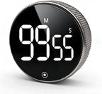 Sportsvoutdoors Rotating Digital Kitchen Timer, Large Display Screen Timer by sportsvoutdoors