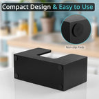 2-Pack Paper Towel Dispenser Countertop, Wooden Bathroom Paper Towel Holder - Image 4