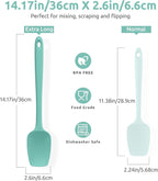 U-Taste Extra-Long 600ºF Heat Resistant Spatula Spoon: 14" Silicone Spoonula - Image 2
