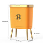Procade Bedroom Trash Can with Lid, Slim Bathroom Trash Cans with Lids - Image 7