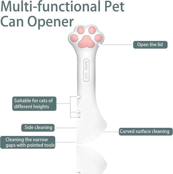 Cat Wet Food Spoon with Can Lids 3 oz, One fit 3 Standard Size Pet Cans - Image 6